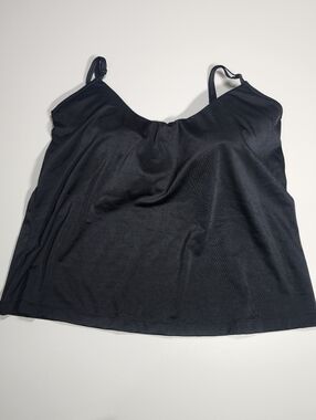 Shear Shapewear Black Control Camisole 38D Slimming Stretch Tank Top